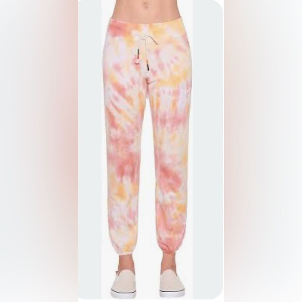 SUNDRY Anthropologie “Smile” tie dye Jogger Sweatpants Size 2